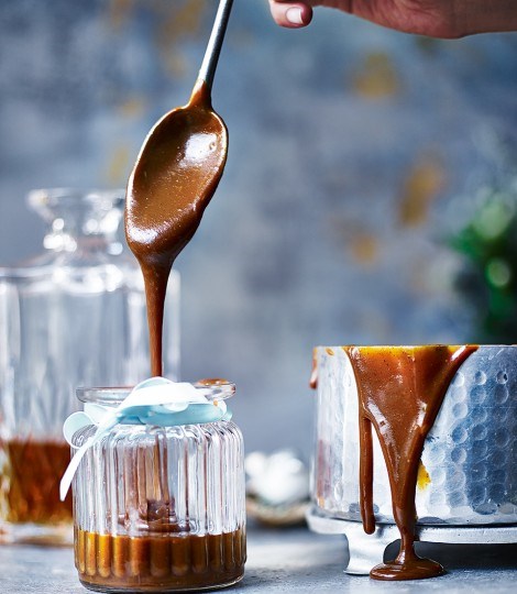 Salted caramel whisky sauce