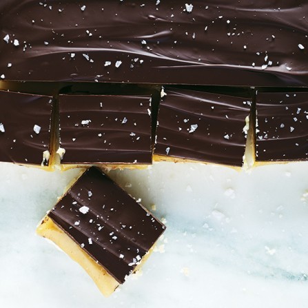 Salted chocolate caramel bars 