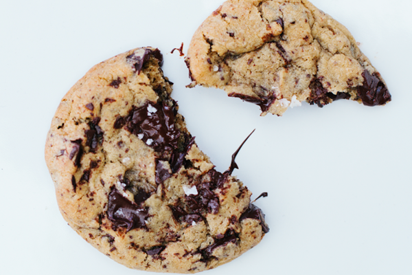 Salted chocolate chip cookie