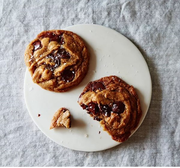 Salted chocolate chip cookies