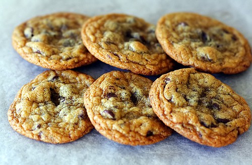 Salted chocolate chip cookies