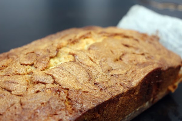 Salted cinnamon and honey swirl marble cake