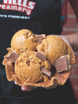 Salted crack caramel [ice cream]