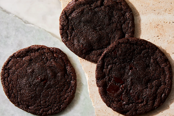  Salted double-chocolate chewies 