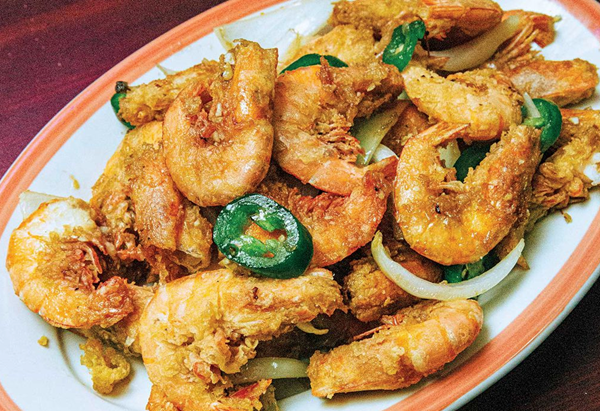 Salted fried shrimp