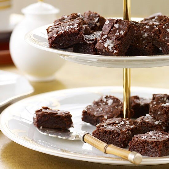 Salted fudge brownies 