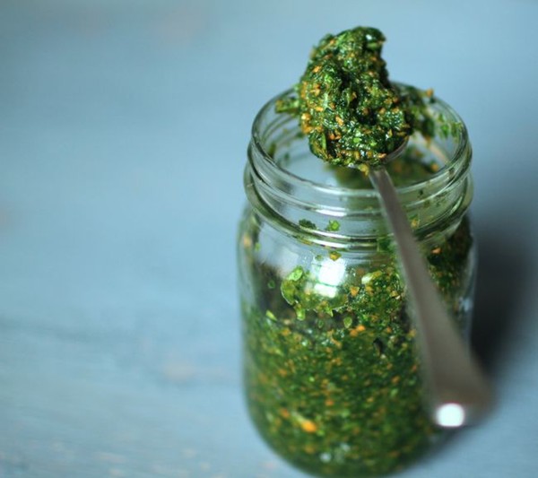 Salted herbs