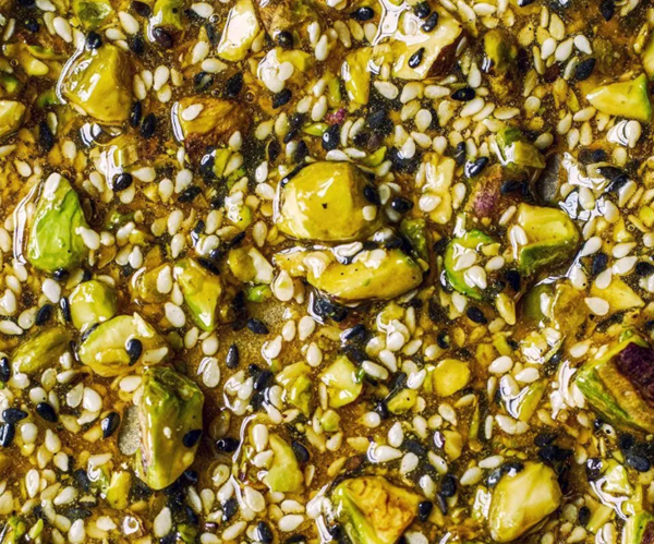 Salted honey brittle (Brittle mêl hallt)