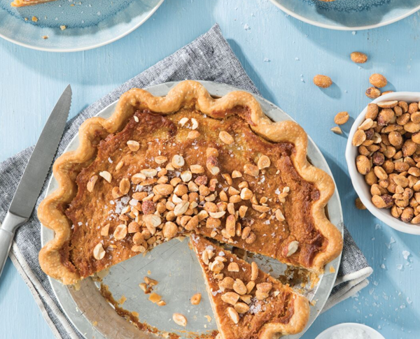 Salted honey chess pie