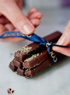 Salted lemon caramel batons