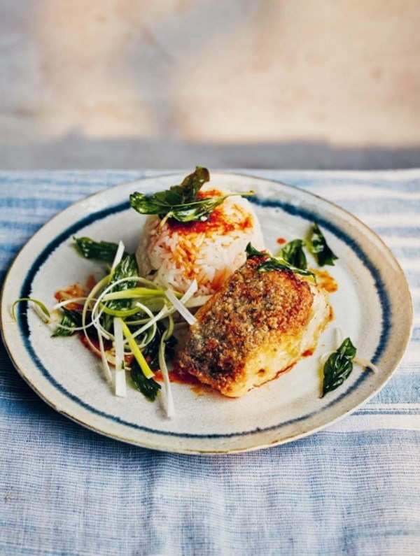 Salted lemongrass hake 