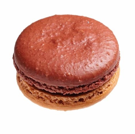 Salted milk chocolate caramel macarons