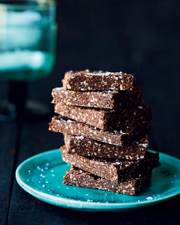 Salted peanut butter chocolate "brownies"