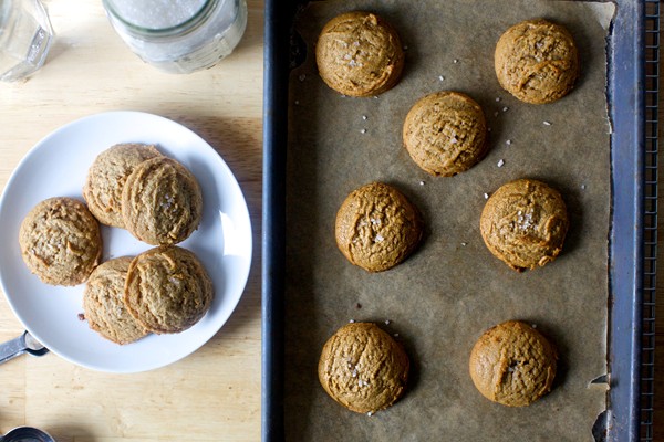 Salted peanut butter cookies