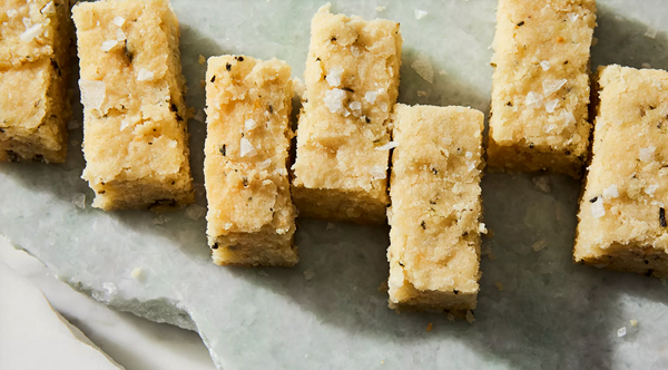  Salted rosemary shortbread 