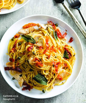 Saltimbocca spaghetti