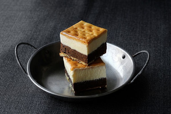 Saltine cracker brownie ice cream sandwich