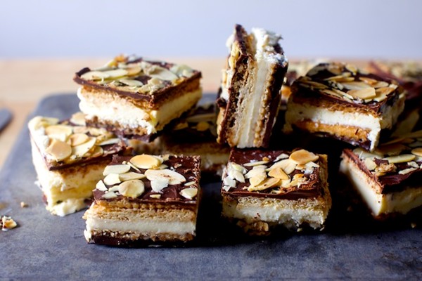Saltine cracker candy ice cream sandwiches