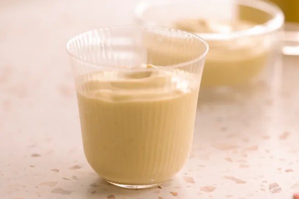 Salty butterscotch pudding