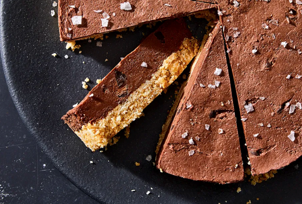 Salty chocolate cheesecake
