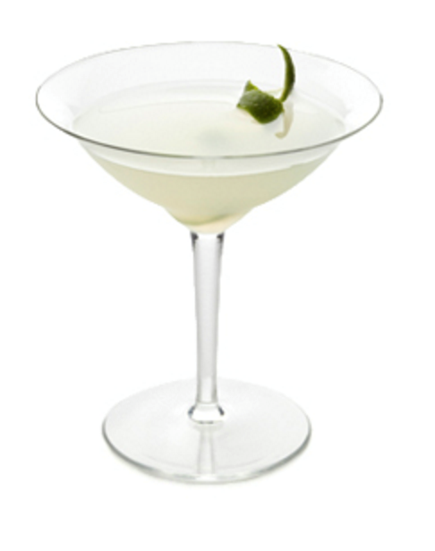Salty lime martini