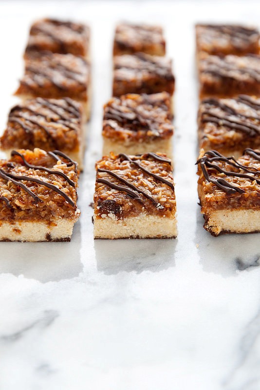 Samoa cookie bars 