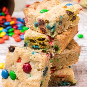 Samoa M&M blondies