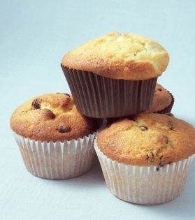 Sam's chocolate chip muffins