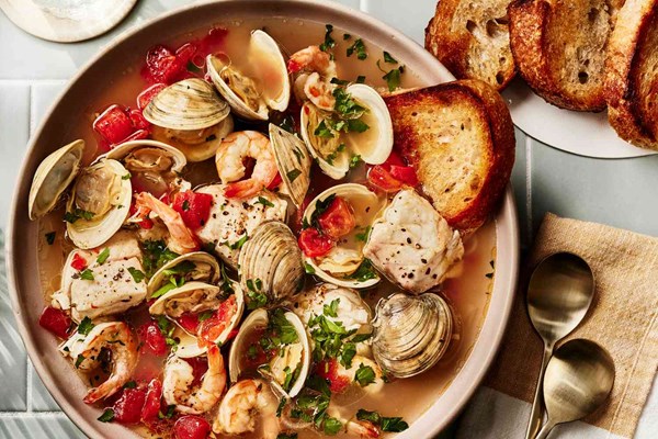 San Francisco cioppino seafood stew 
