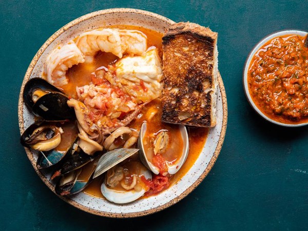 San Francisco seafood stew (Cioppino)