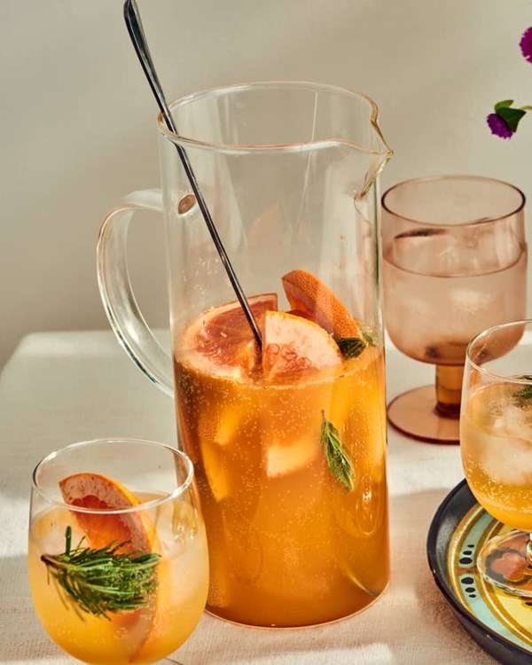 Sangria shrub punch