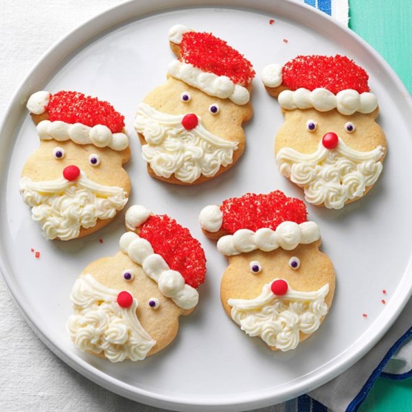 Santa Claus sugar cookies