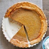 Sara's silky pumpkin pie