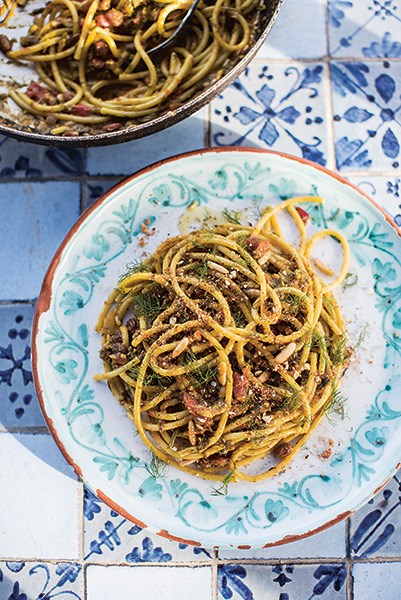 Sardine & wild fennel sauce (Pasta con le sarde e finocchio selvatici)