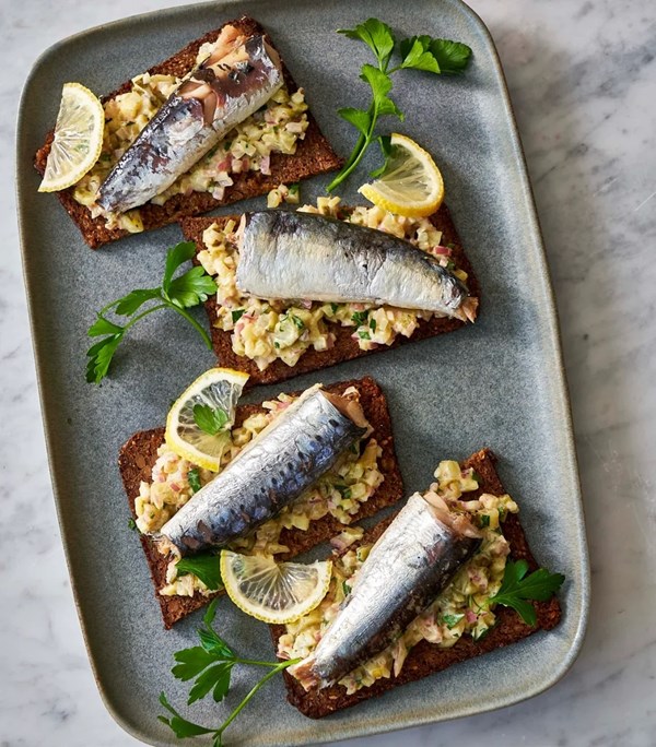 Sardine (or mackerel) sandwich