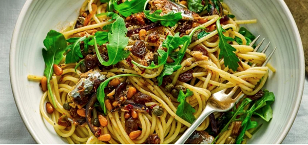 Sardine spaghetti