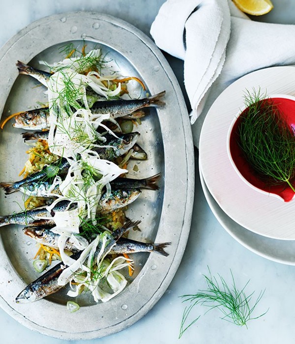 Sardines with fennel and orange
