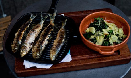 Sardines with fennel stew 