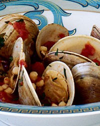 Sardinian clams with fregola