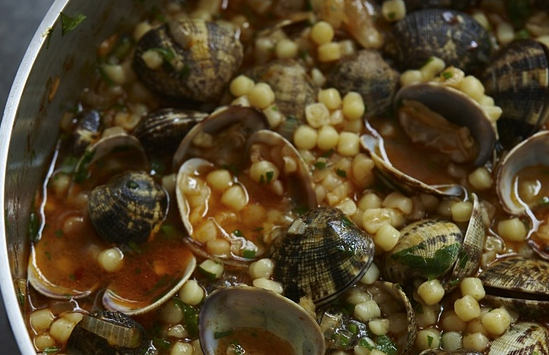 Sardinian couscous with clams