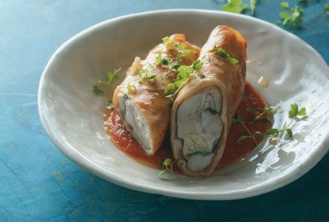 Sardinian involtini of John Dory & prawns