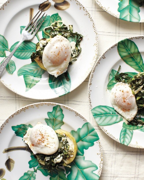 Sardou-style eggs