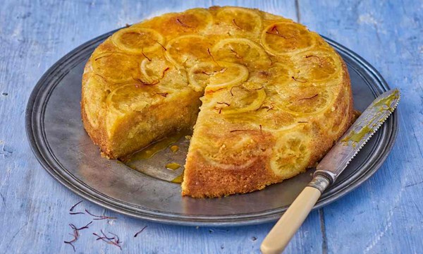 Sarit Packer and Itamar Srulovich’s saffron and lemon syrup cake