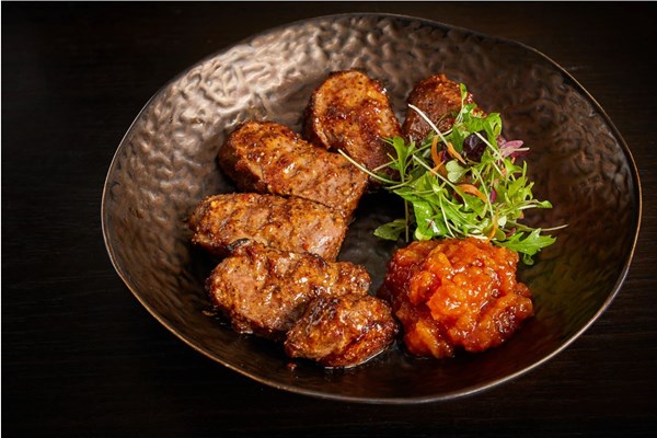 Sarson wali duck with apricot chutney [Dayashankar Sharma]