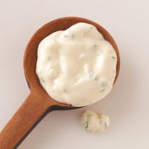 Sassy blue cheese potato topper