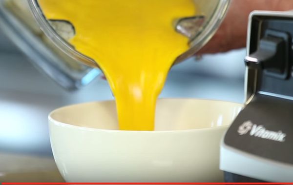 Sassy sweet potato soup