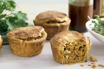 Satay pork pies