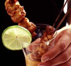 Satay shots