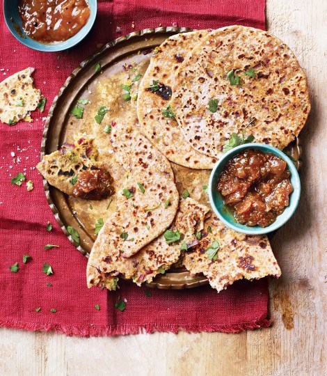 Sattu parathas