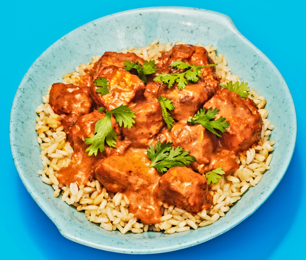 Saucy ginger-tomato chicken